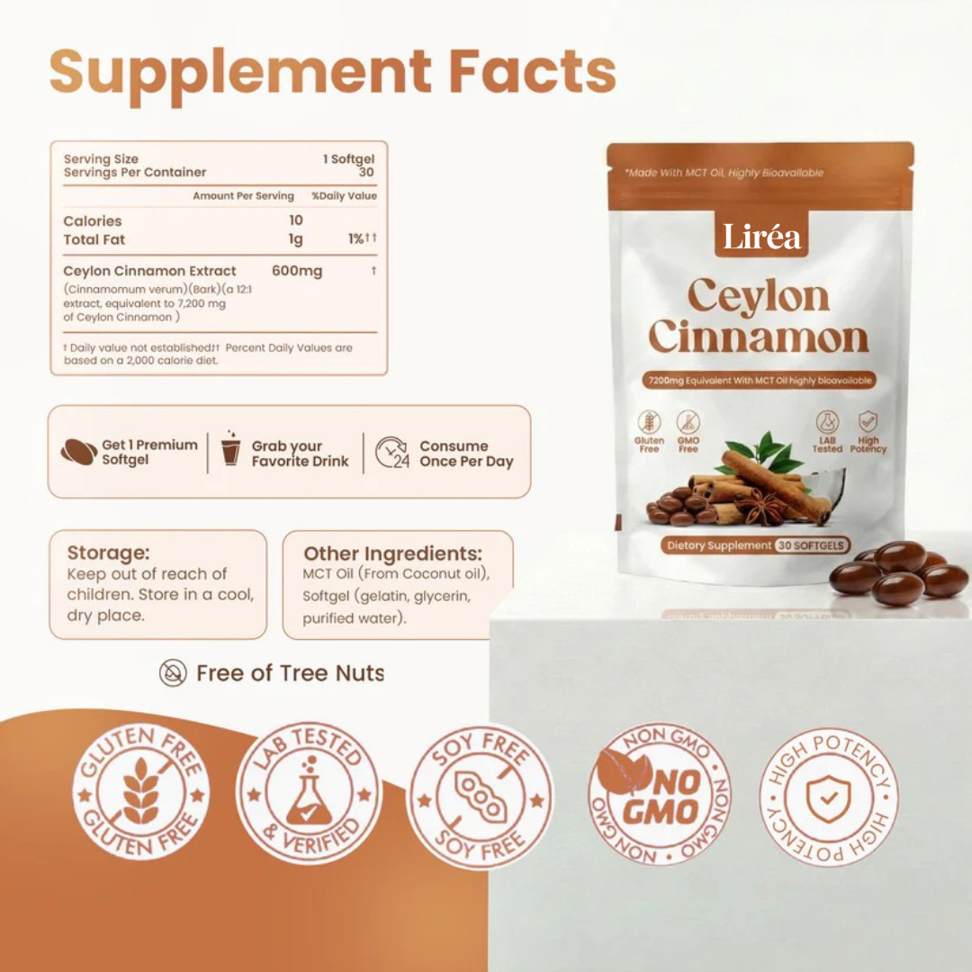 Premium Ceylon Cinnamon with MCT Oil